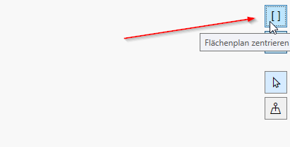 Flächenplan zentrieren