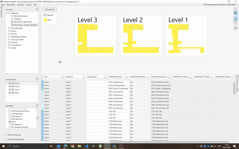 Geometrie erfassen Batch