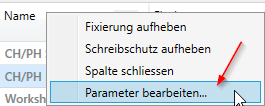 Parameter Shortcut